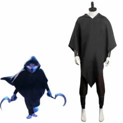Adulte Le Chat Potté 2 : La Dernière Quête Wolf Homme Noir Cosplay Costume Carnaval