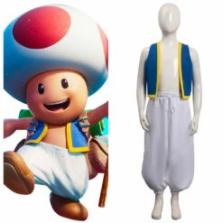 Film Enfant Super Mario Bros Toad KINOPIO Ensemble Cosplay Costume