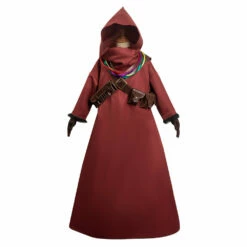 Enfant The Mandalorian 3 Star Wars Jawa Rouge Cosplay Costume -NEWCOSSKY Soldes 12003433 1