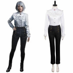 Resident Evil 4 Remake Ashley Graham Cosplay Costume Romantic