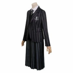 Enfant Wednesday Addams Mercredi Cosplay Costume Uniforme Ecole Carnaval 13 Enfant Wednesday Addams Mercredi Cosplay Costume Uniforme Ecole Carnaval -NEWCOSSKY Soldes 12005753 2