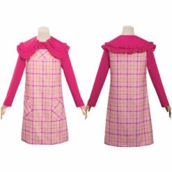 Enfant Wednesday Addams Enid Robe Rose Cosplay Costume Carnaval