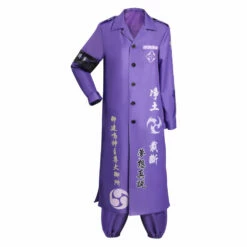 Genshin Impact Raiden Shogun Bosozoku Kimono Pantalon Manteau Cosplay Costume Halloween Carnival -NEWCOSSKY Soldes 12008364 1