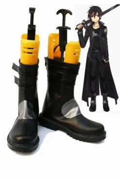 Sword Art Online Kazuto Kirigaya Bottes Cosplay Chaussures
