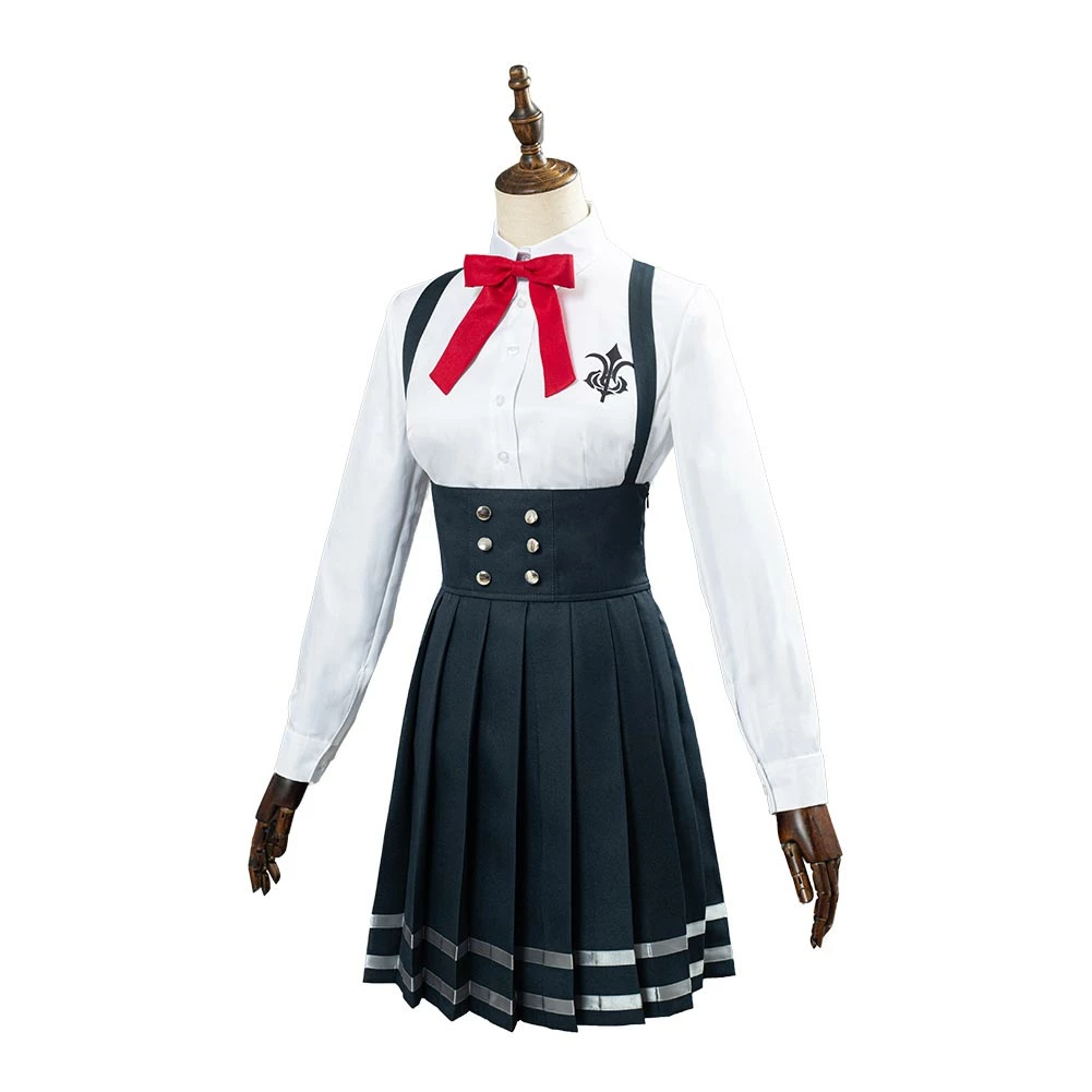 Danganronpa V3 Shirogane Tsumugi Uniforme Scolaire Jupe Tenue Halloween Carnaval Cosplay Costume 9 Danganronpa V3 Shirogane Tsumugi Uniforme Scolaire Jupe Tenue Halloween Carnaval Cosplay Costume – Image 7