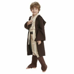 Enfant Star Wars Obi Wan Kenobi Jedi Halloween Cosplay Costume