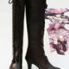 Black Butler Ciel Phantomhive Bottes Marrones Cosplay Chaussures 2 Black Butler Ciel Phantomhive Bottes Marrones Cosplay Chaussures -NEWCOSSKY Soldes 1340 1