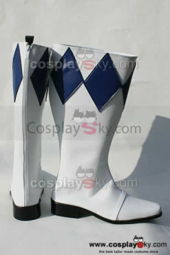 Power Rangers: Mighty Morphin Dan Tricera Cosplay Chaussures -NEWCOSSKY Soldes 1408 blue rangers 1