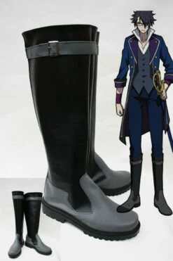 Anime K Saruhiko Fushimi Cosplay Chaussures