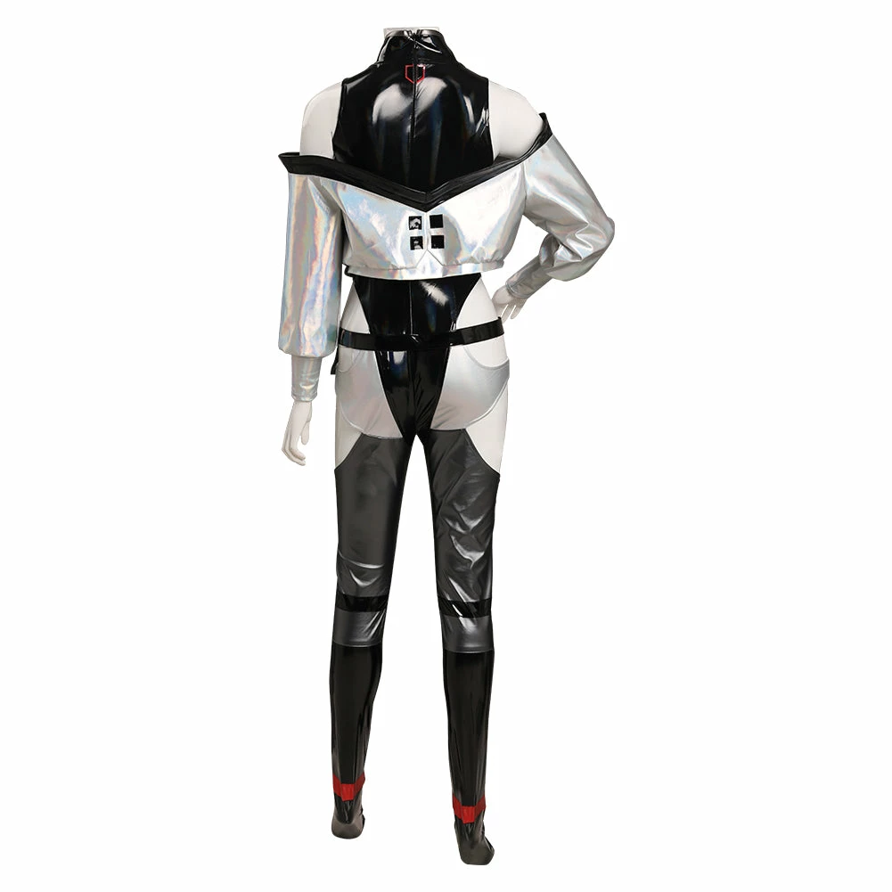 Adulte Cyberpunk: Edgerunners Lucy Ensemble Uniform Cosplay Costume 4 Adulte Cyberpunk: Edgerunners Lucy Ensemble Uniform Cosplay Costume – Image 2