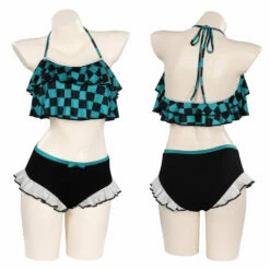 Demon Slayer Les Rôdeurs De La Nuit Kimetsu No Yaiba Tanjiro Kamado Cosplay Maillot De Bain