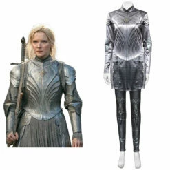 The Lord Of The Rings :The Rings Of Power Galadriel Combinaison Imprimés Cosplay Costume Carnaval