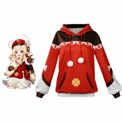 Adulte Genshin Impact Klee Jeu Sweats à Capuche Design Original Cosplay Costume