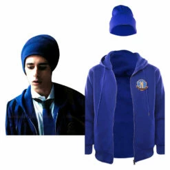 Adulte TV Wednesday Addams Ajax Sweat à Capuche Cosplay Costume