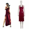 Resident Evil 4 Ada Wong Jeu Cheongsam Robe Rouge Cosplay Costume -NEWCOSSKY Soldes 15001718 cosplaystyle2014
