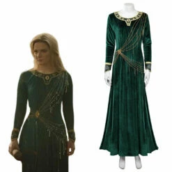 Adulte The Lord Of The Rings: The Rings Of Power Galadriel Femme Robe Cosplay Costume
