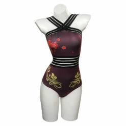 Genshin Impact Hutao Maillot De Bain Cosplay Costume Carnaval -NEWCOSSKY Soldes 15002130 1