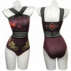 Genshin Impact Hutao Maillot De Bain Cosplay Costume Carnaval -NEWCOSSKY Soldes 15002130 cosplayying