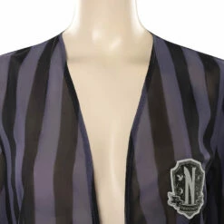 Adulte Wednesday Adams Femme Smock Manteau Cosplay Costume -NEWCOSSKY Soldes 15002145 5