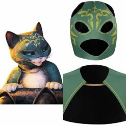 Enfant Le Chat Potté 2 : La Dernière Quête Puss In Boots Kitty Cape Shawl Cosplay Costume