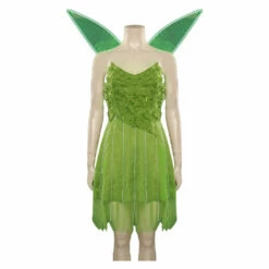Adulte Peter Pan & Wendy Tinker Bell Robe Vert Ailes Cosplay Costume -NEWCOSSKY Soldes 15002217 1