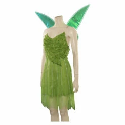 Adulte Peter Pan & Wendy Tinker Bell Robe Vert Ailes Cosplay Costume -NEWCOSSKY Soldes 15002217 2