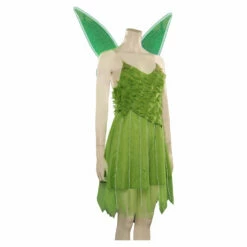 Adulte Peter Pan & Wendy Tinker Bell Robe Vert Ailes Cosplay Costume -NEWCOSSKY Soldes 15002217 4