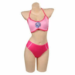 Film Super Mario Bros Princess Peach Maillot De Bain Cosplay Costume -NEWCOSSKY Soldes 15002594 5