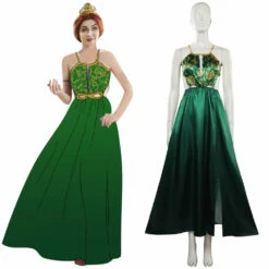 Devant 16 Shrek-Fiona Princesse Robe De Plage Sexy Cosplay Costume