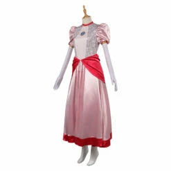 Adulte Film Super Mario Bros Mario Peach Cosplay Costume Carnaval -NEWCOSSKY Soldes 15002682 2