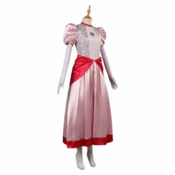 Adulte Film Super Mario Bros Mario Peach Cosplay Costume Carnaval -NEWCOSSKY Soldes 15002682 4