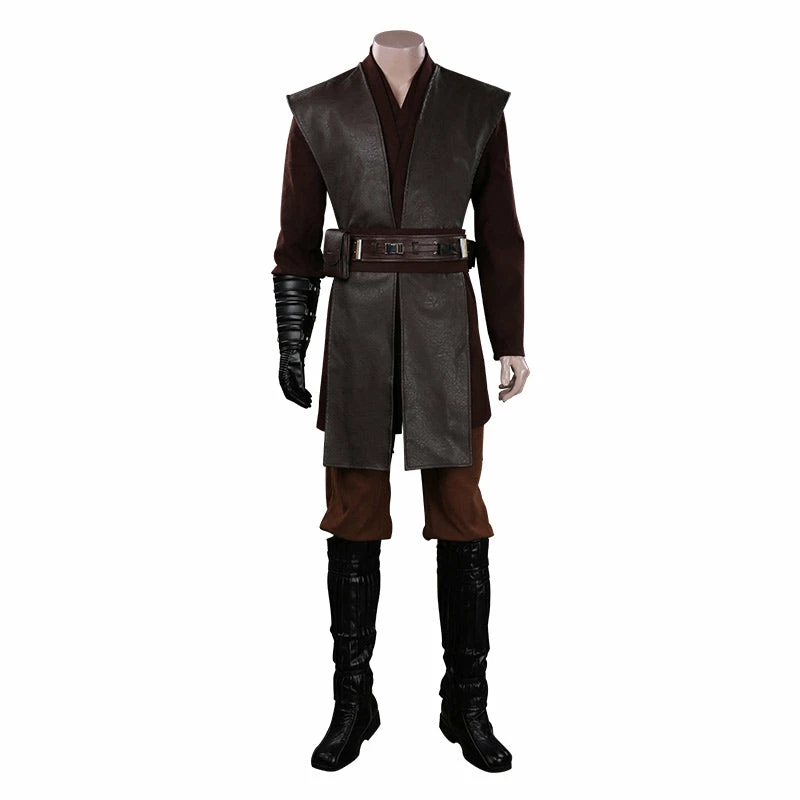 Star Wars La Guerre Des étoiles Anakin Skywalker Cosplay Costume 7 Star Wars La Guerre Des étoiles Anakin Skywalker Cosplay Costume – Image 5