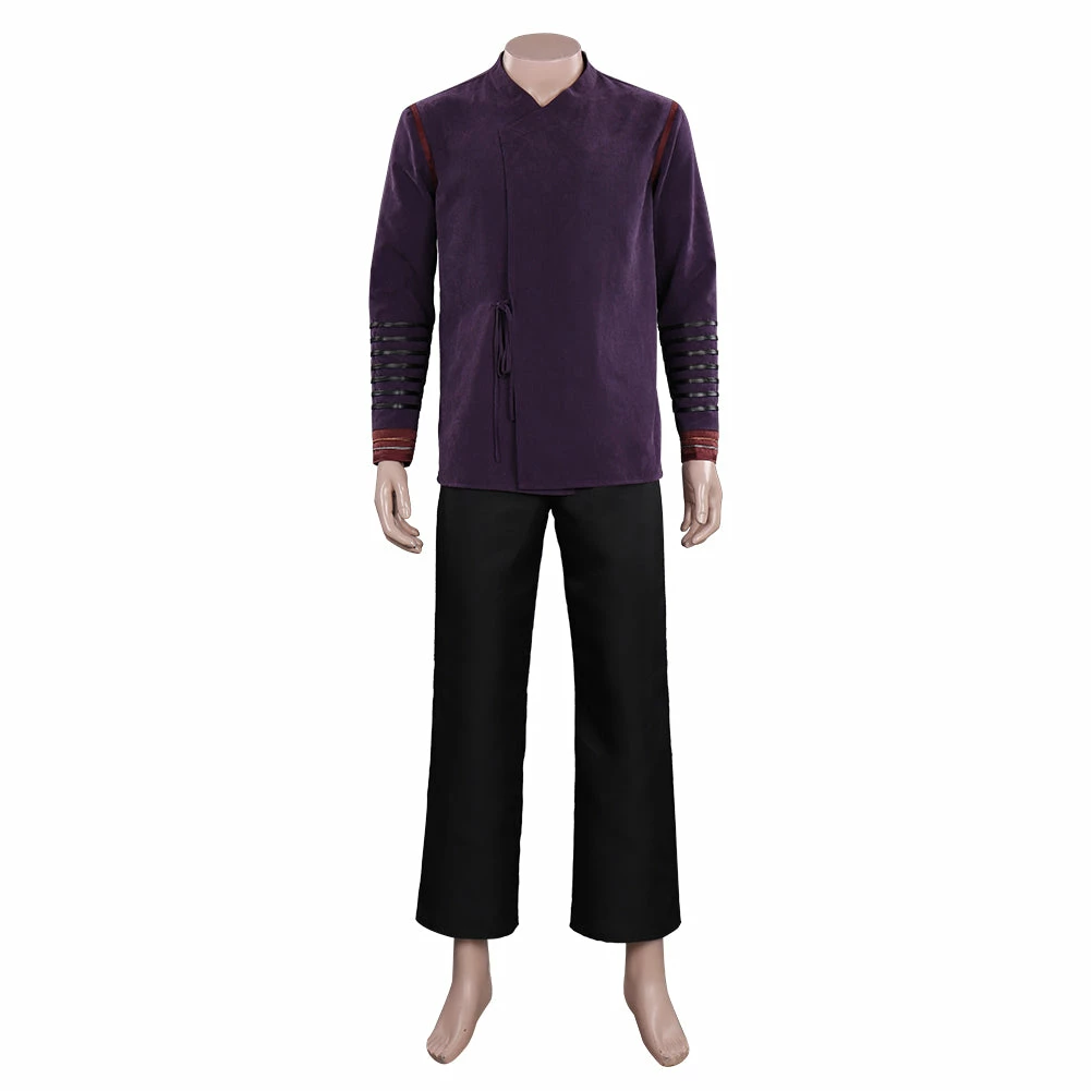 2022 Film Doctor Strange Wong Uniform Cosplay Costume 10 2022 Film Doctor Strange Wong Uniform Cosplay Costume – Image 8