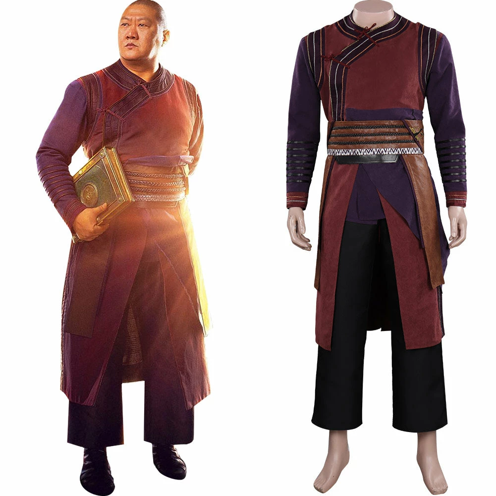 2022 Film Doctor Strange Wong Uniform Cosplay Costume 3 2022 Film Doctor Strange Wong Uniform Cosplay Costume