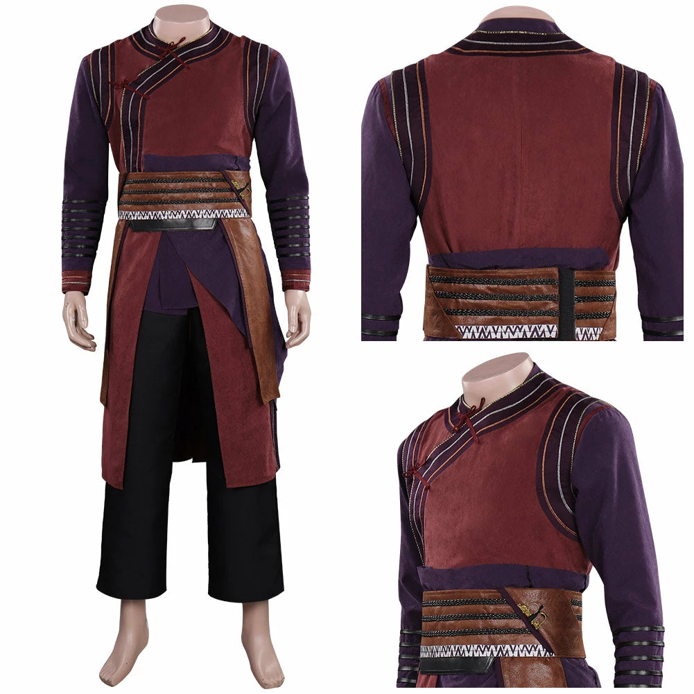 2022 Film Doctor Strange Wong Uniform Cosplay Costume 5 2022 Film Doctor Strange Wong Uniform Cosplay Costume – Image 3
