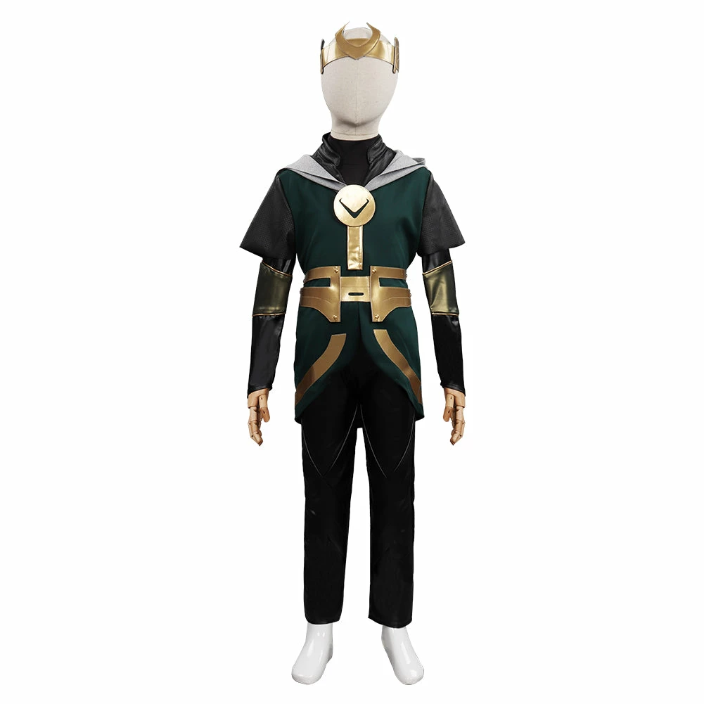 Enfant Loki Costume TV Loki Cosplay Costume Carnival Halloween 6 Enfant Loki Costume TV Loki Cosplay Costume Carnival Halloween – Image 4