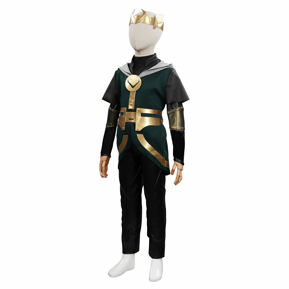 Enfant Loki Costume TV Loki Cosplay Costume Carnival Halloween 7 Enfant Loki Costume TV Loki Cosplay Costume Carnival Halloween – Image 5