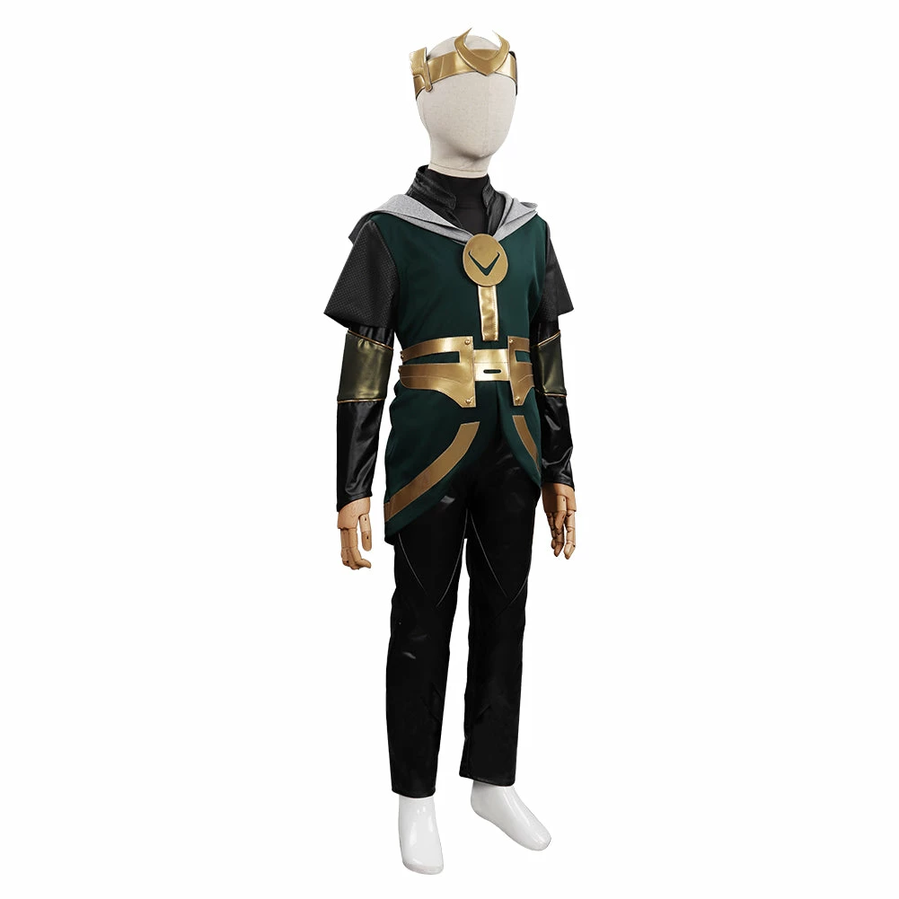 Enfant Loki Costume TV Loki Cosplay Costume Carnival Halloween 8 Enfant Loki Costume TV Loki Cosplay Costume Carnival Halloween – Image 6