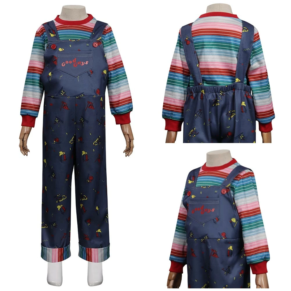 2021 TV Chucky Enfant Uniform Cosplay Costume 4 2021 TV Chucky Enfant Uniform Cosplay Costume – Image 2