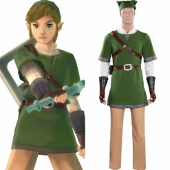 Adulte The Legend Of Zelda: Breath Of The Wild Link Cosplay Costume