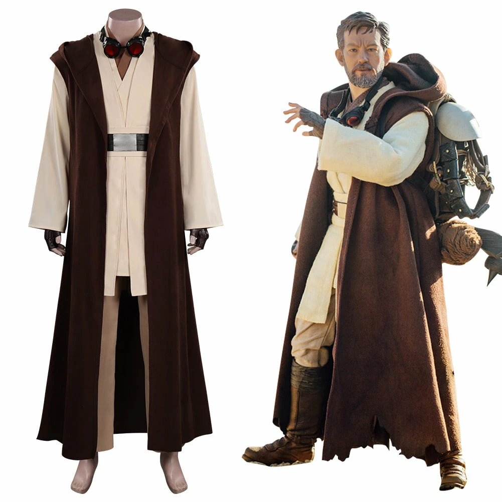 Star Wars Obi- Wan Kenobi Cosplay Costume 6 Star Wars Obi- Wan Kenobi Cosplay Costume – Image 4