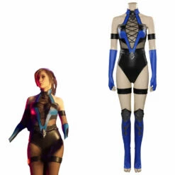 Mortal Kombat 4 Kitana Uniform Cosplay Costume