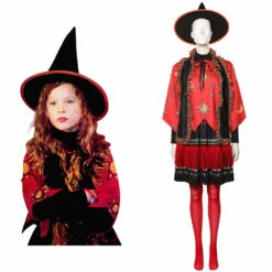 Hocus Pocus Adulte Dani Dennison Jupe Manteau Chapeau Cosplay Costume Halloween Carnival