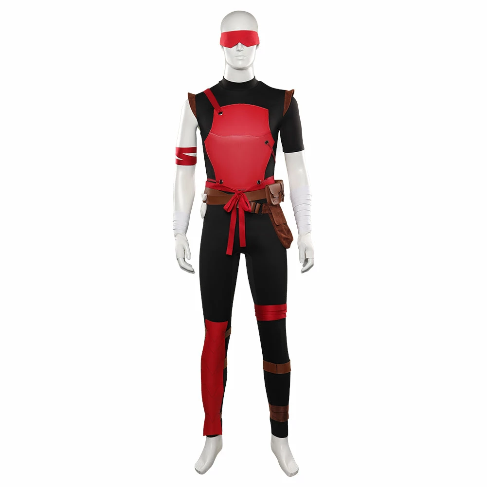 2022 Film Mortal Kombat Legends: Snow Blind Kenshi Uniform Cosplay Costume 4 2022 Film Mortal Kombat Legends: Snow Blind Kenshi Uniform Cosplay Costume – Image 2