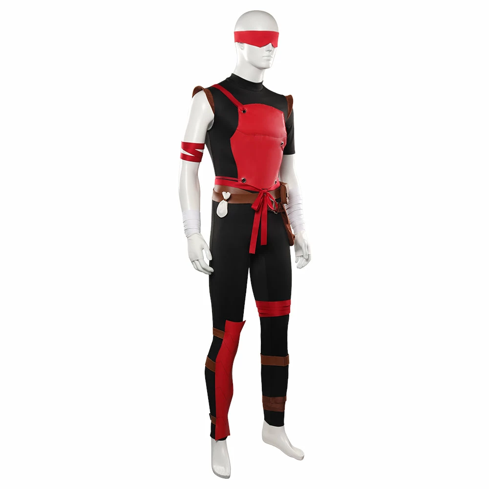 2022 Film Mortal Kombat Legends: Snow Blind Kenshi Uniform Cosplay Costume 7 2022 Film Mortal Kombat Legends: Snow Blind Kenshi Uniform Cosplay Costume – Image 5