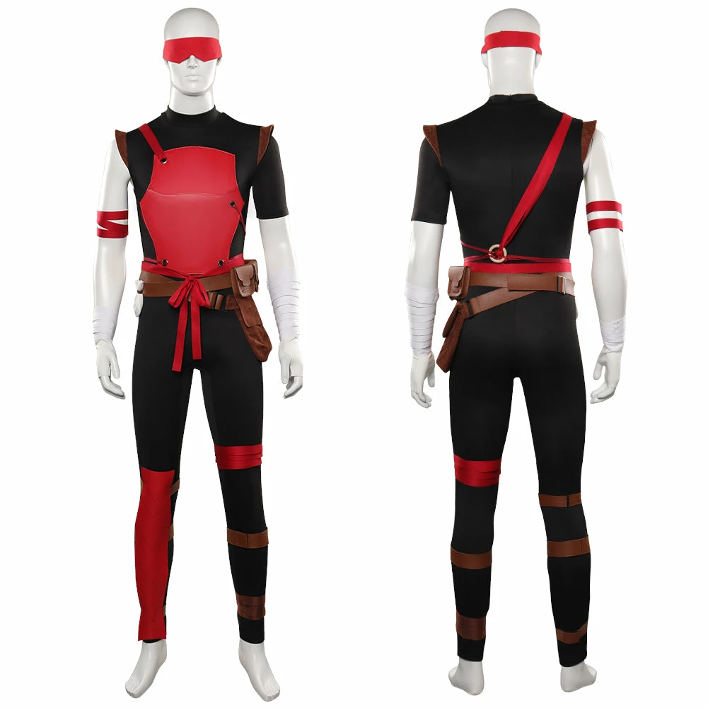2022 Film Mortal Kombat Legends: Snow Blind Kenshi Uniform Cosplay Costume 3 2022 Film Mortal Kombat Legends: Snow Blind Kenshi Uniform Cosplay Costume