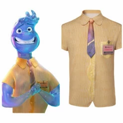 Film Adulte Elemental Wade T-shirt Cosplay Costume Carnaval