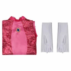 Film Adulte Super Mario Bros Peach Ensemble Cosplay Costume Carnaval -NEWCOSSKY Soldes 15003630 7