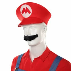 Film Adulte Super Mario Bros Mario Ensemble Cosplay Costume Carnaval -NEWCOSSKY Soldes 15003632 6