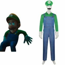 Film Adulte Super Mario Bros Luigi Cosplay Costume Carnaval